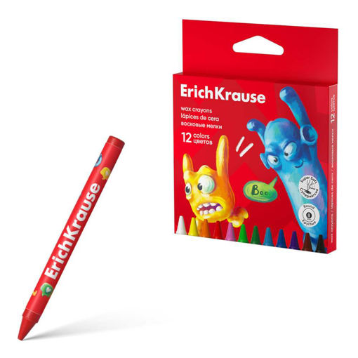 Picture of ERICHKRAUSE JOLLY FRIENDS WAX CRAYONS X12